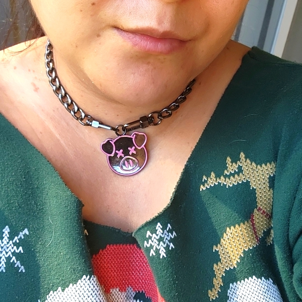 Jeffree Star X Shane Dawson Pig Collab - Upcycled Choker - 16"